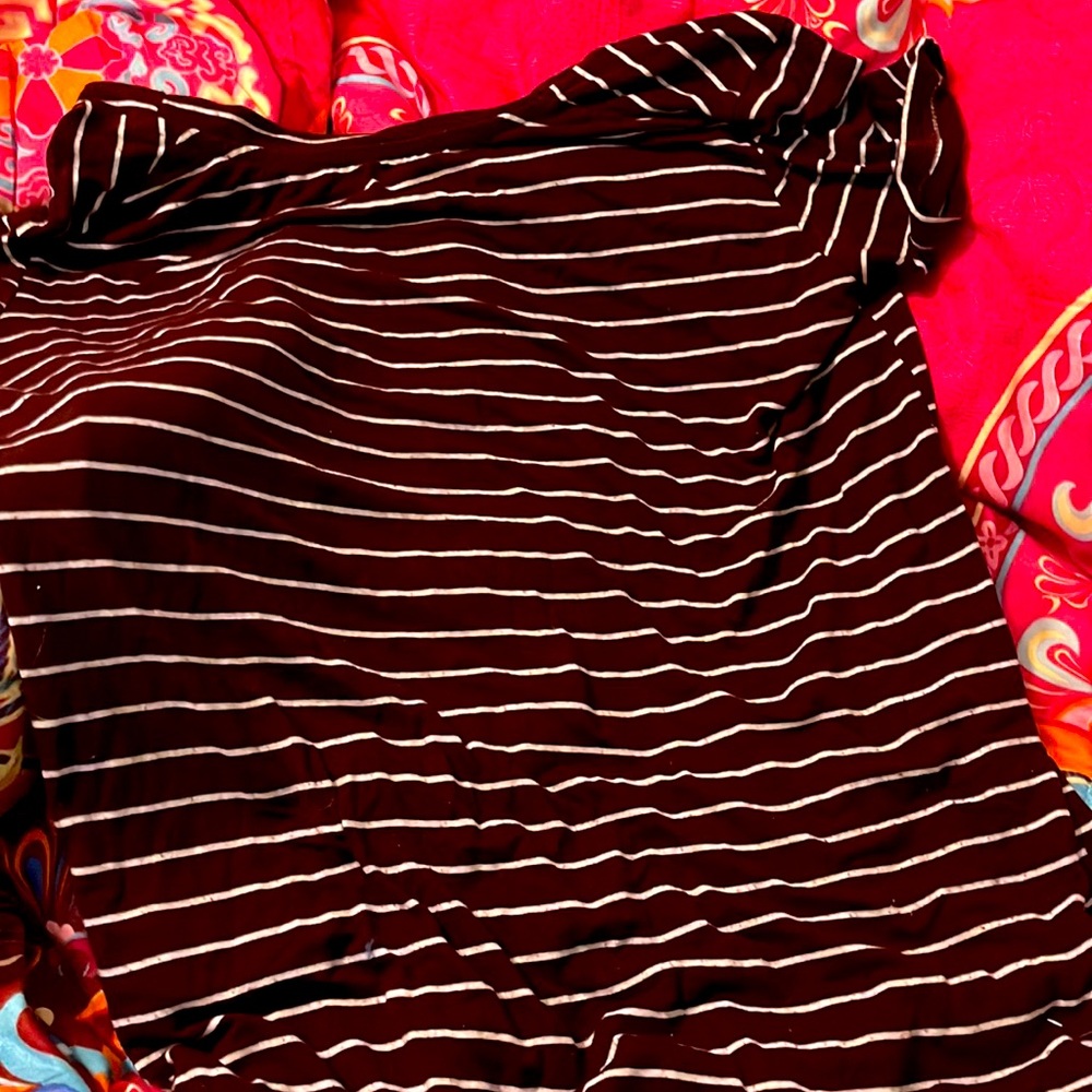 cut stripe shirt